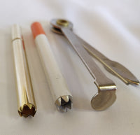 One Hitter Set - Pure Brass Pipe + Metal Pipe + Cleaning Tool