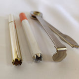 One Hitter Set - Pure Brass Pipe + Metal Pipe + Cleaning Tool