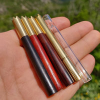 Pure Brass, Brass and Wood or Glass One Hitter Bats