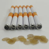 12 Pack Metal Cigarette One Hitters Plus Cleaning Tool Option +25 Screens