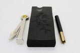 Branch Engraved Ebony Dugout + Cleaning Tool