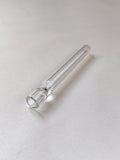 Glass One Hitter Pipes - Chillum Pipes - 4 Brass Screens / Filters - Smoking Pipe - One Hitter Bat - Pipes for Smoking - Glass Bat