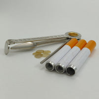 3 Pack Metal Cigarette One Hitters + Cleaning Tool