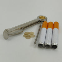 3 Pack Metal Cigarette One Hitters + Cleaning Tool