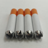 4 Pack Metal Cigarette One Hitters + Cleaning Tool