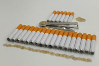 24 Pack Metal Cigarette One Hitters + Cleaning Tool