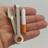 50 Pack Metal Cigarette One Hitters + Cleaning Tool