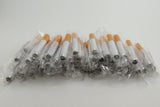 Value 50 Pack Dugout Bats, (3" or 2" Metal Cigarettes) Grinder & Smooth Finished Tip Metal One Hitter Pipes, FAST SHIPPING!