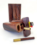 Large Rosewood Dugout + 2 One Hitters + 8 Brass Screens