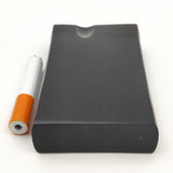 Ebony 3" Dugout Stash Box - Cigarette One Hitter Bat Smoking Pipe  +10 Mini Smoking Pipe Screens / Brass Filters - Dug Out Pipe Storage Box